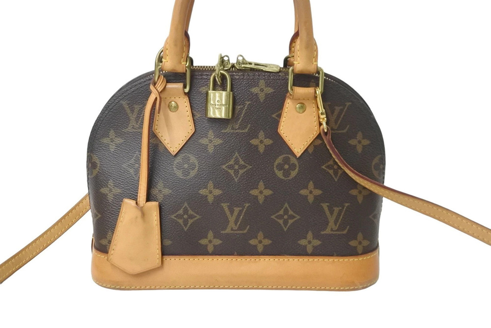 Louis Vuitton Handbag strap shoulder Alma Black